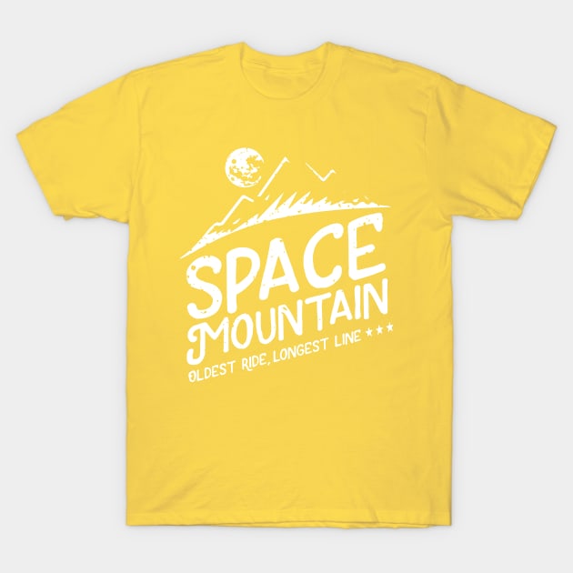 Space Mountain T-Shirt by portraiteam